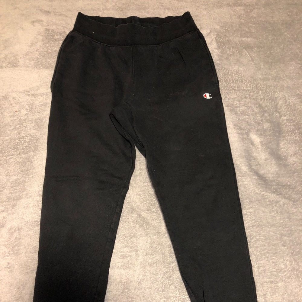 Champion Vintage Black Sweatpants - Size M